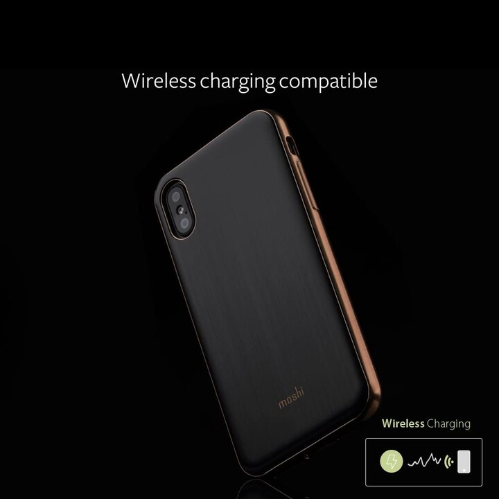 iGlaze - funda ultradelgada a presión para iPhone XS / X - Armor Black