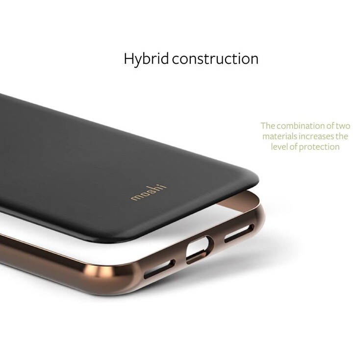 iGlaze - funda ultradelgada a presión para iPhone XS / X - Armor Black