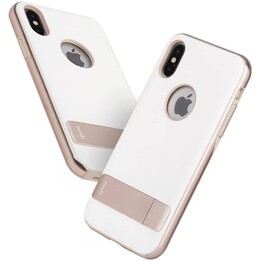 Kameleon para iPhone XS / X - funda con soporte - Ivory Blanco