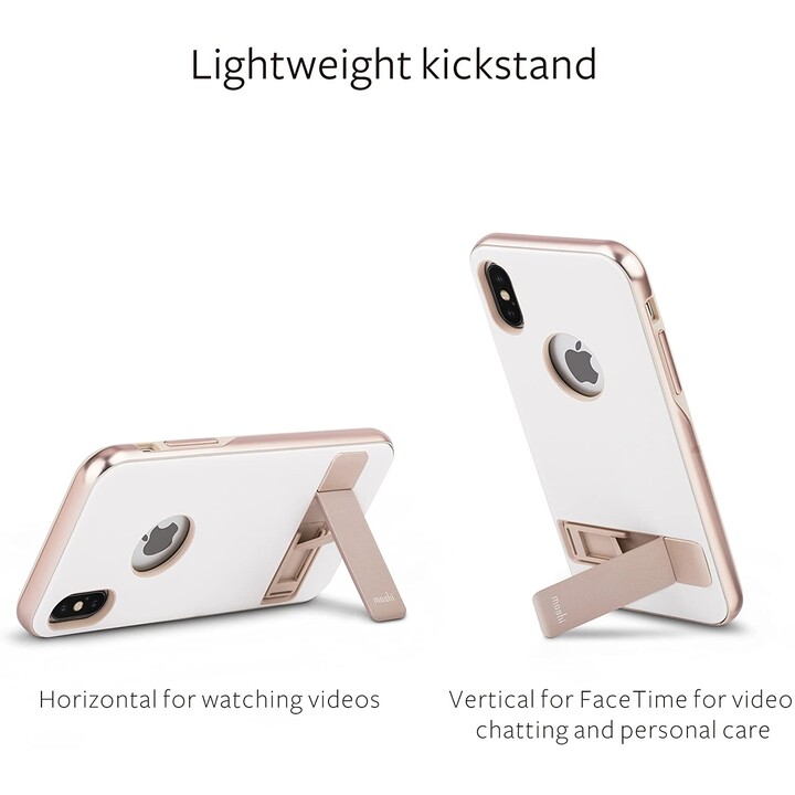 Kameleon para iPhone XS / X - funda con soporte - Ivory Blanco