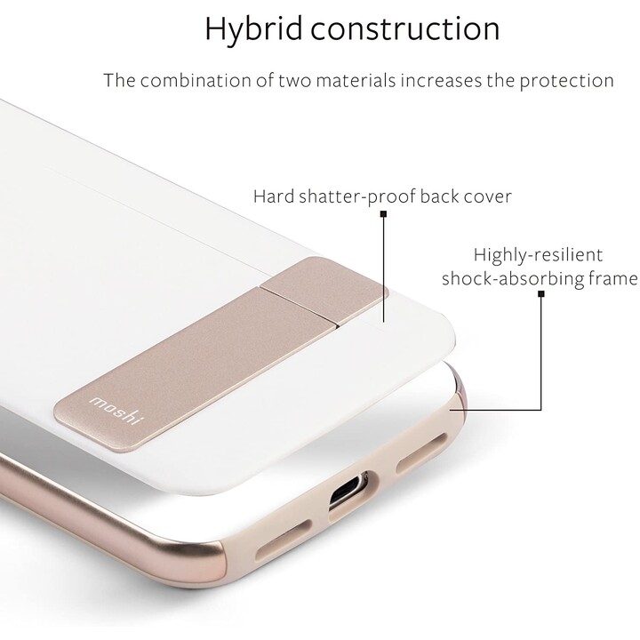 Kameleon para iPhone XS / X - funda con soporte - Ivory Blanco