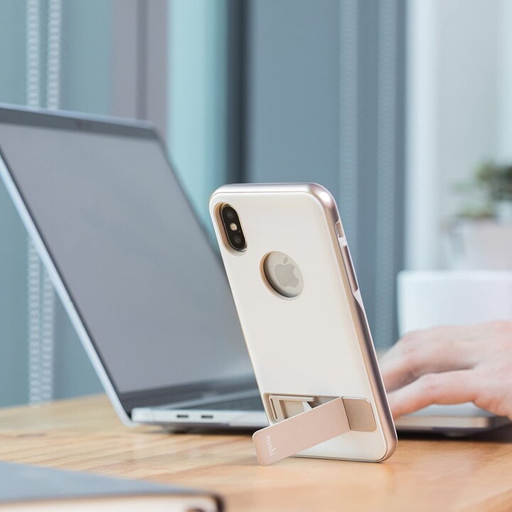 Kameleon para iPhone XS / X - funda con soporte - Ivory Blanco