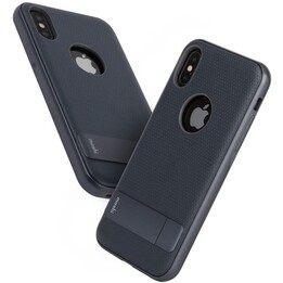 Kameleon para iPhone XS / X - funda con soporte - Azul medianoche