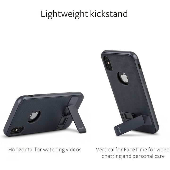 Kameleon para iPhone XS / X - funda con soporte - Azul medianoche