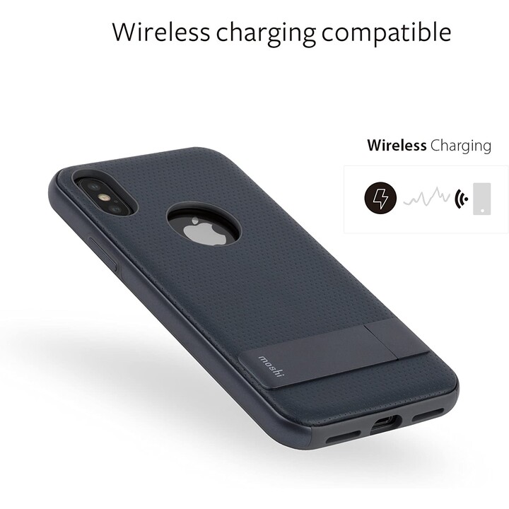 Kameleon para iPhone XS / X - funda con soporte - Azul medianoche