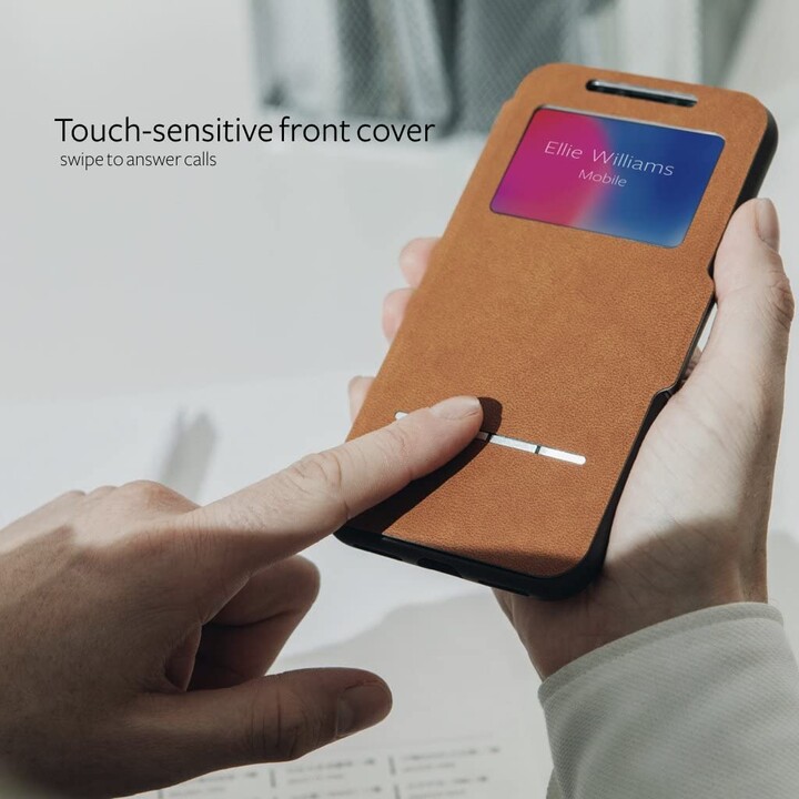 SenseCover para iPhone XS / X - estuche rígido con cubierta sensible al tacto - Luna Pink