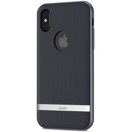 Vesta para iPhone XS / X - Funda textil - Azul Bahama