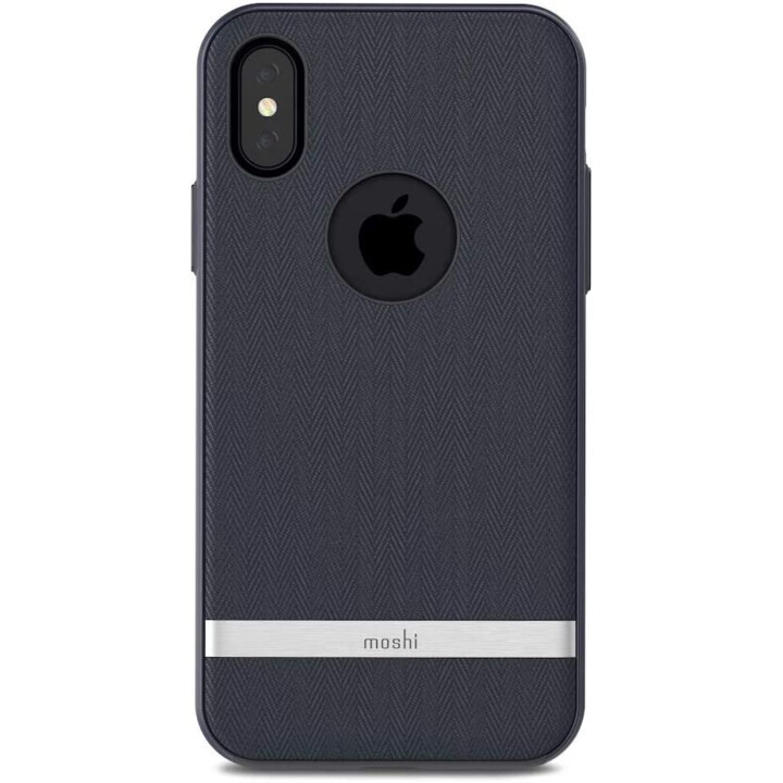 Vesta para iPhone XS / X - Funda textil - Azul Bahama