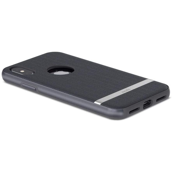Vesta para iPhone XS / X - Funda textil - Azul Bahama