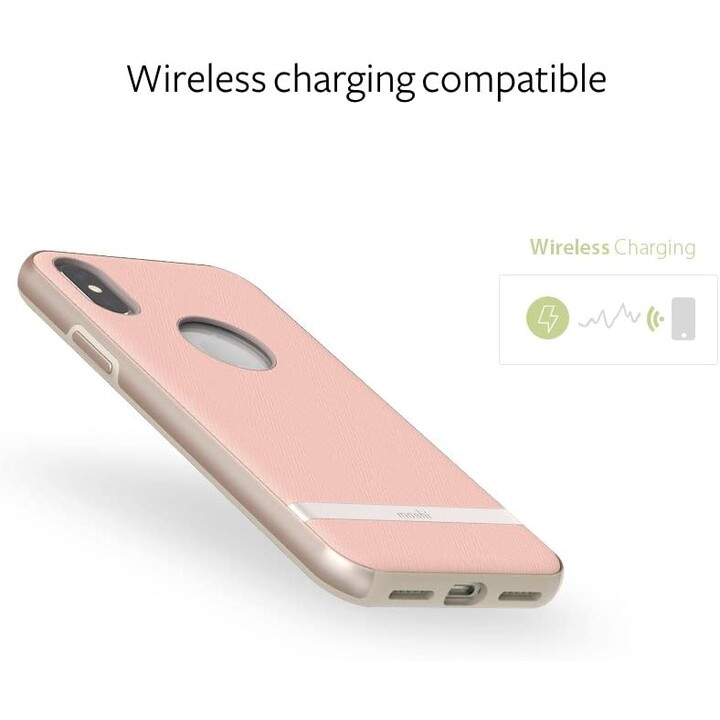Vesta para iPhone XS / X - Funda textil - Blossom Pink