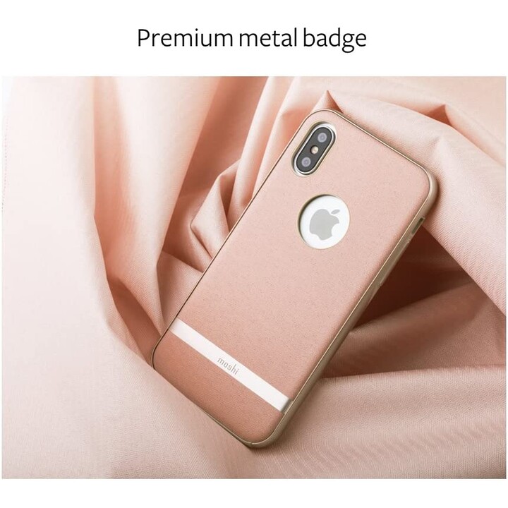 Vesta para iPhone XS / X - Funda textil - Blossom Pink