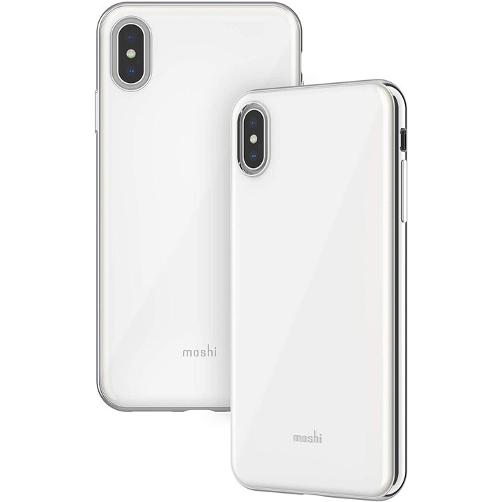 iGlaze para iPhone XS Max Pearl Blanco - estuche rígido delgado