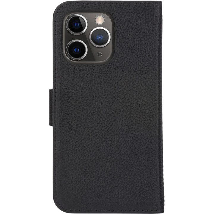 New York - iPhone 13 Pro 6.1" - Night Black - full grain pebbled leather cover