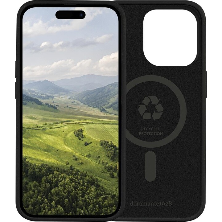 Monaco - Coque MagSafe en Silicone pour iPhone 15 Pro - Noir Nuit