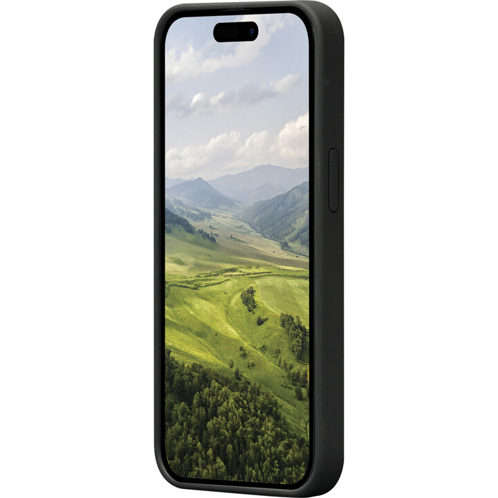 Monaco - Coque MagSafe en Silicone pour iPhone 15 Pro - Noir Nuit