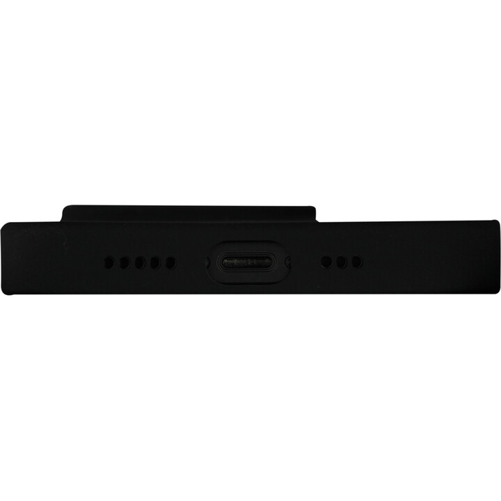 Monaco - Coque MagSafe en Silicone pour iPhone 15 Pro - Noir Nuit