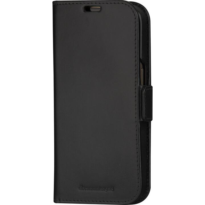New York – 2-in-1-Leder-GeldbörsefüriPhone 15 Pro – Nacht Schwarz