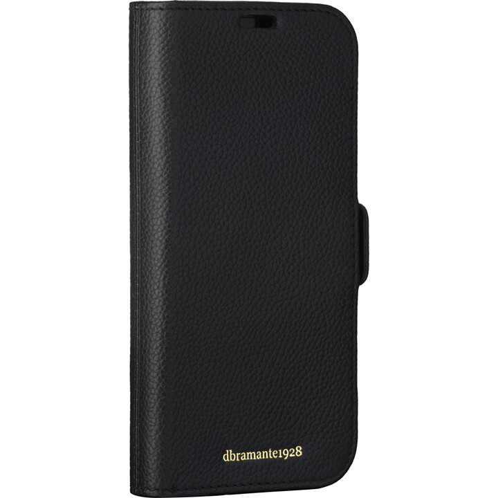 New York - Portefeuille en Cuir 2-en-1 pour iPhone 15 Plus - Noir Nuit