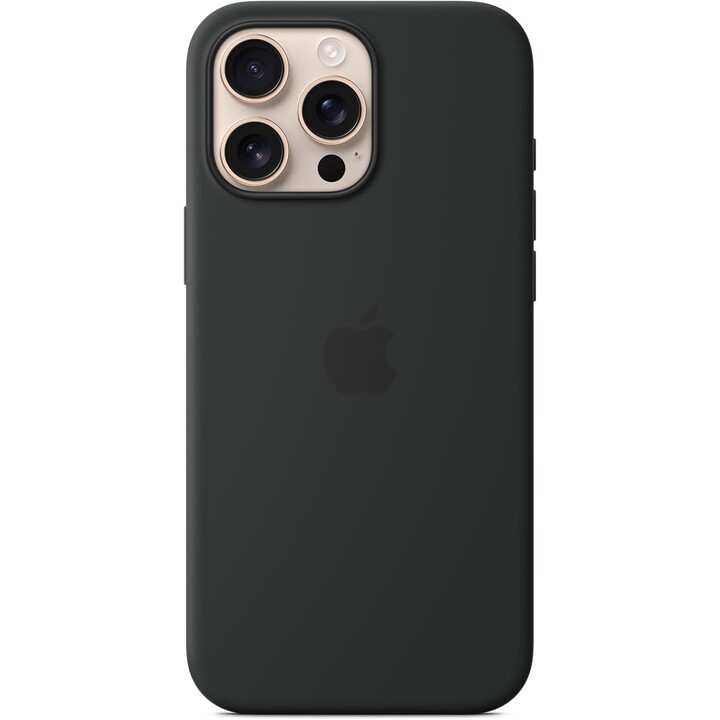 Apple Funda de silicona para iPhone 16 Pro Max con MagSafe - Negra