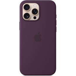 Apple iPhone 16 Pro Max custodia in silicone con MagSafe prugna