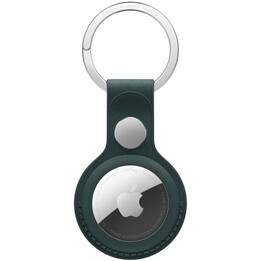 Llavero trenzado fino para AirTag – Verde oscuro