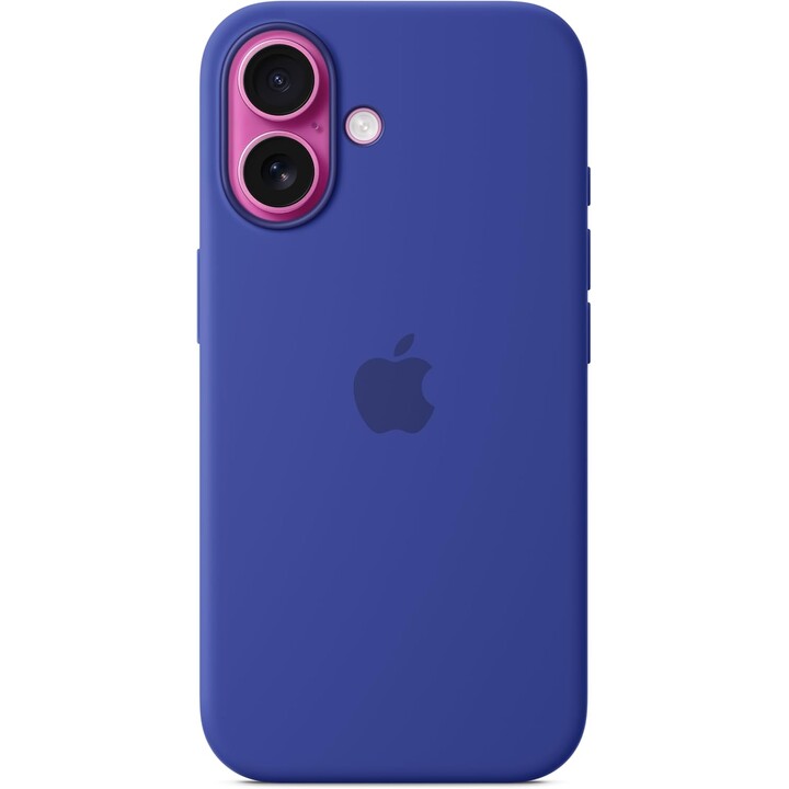 Funda de silicona Apple iPhone 16 con MagSafe - Ultramarino