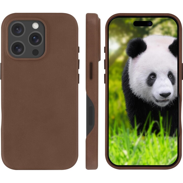 dbramante1928 Copertina a libro Lynge iPhone 16 Pro Marrone