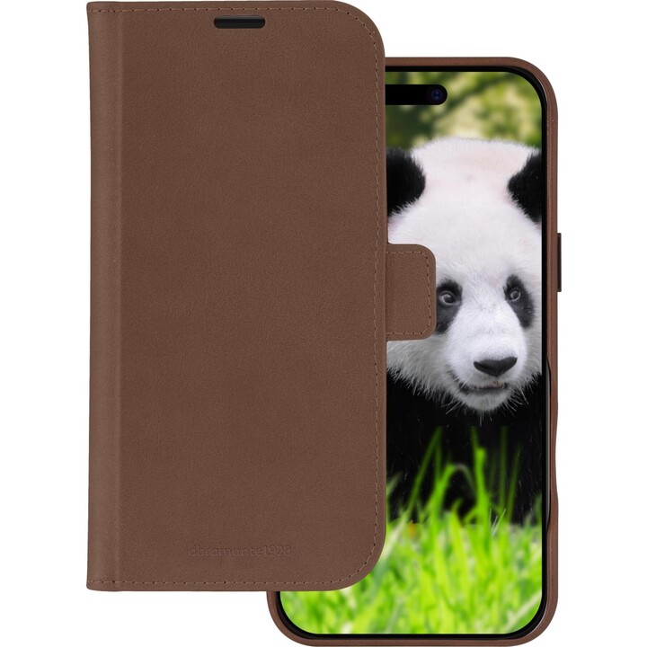 dbramante1928 Capa Livro Lynge iPhone 16 Plus Marrom