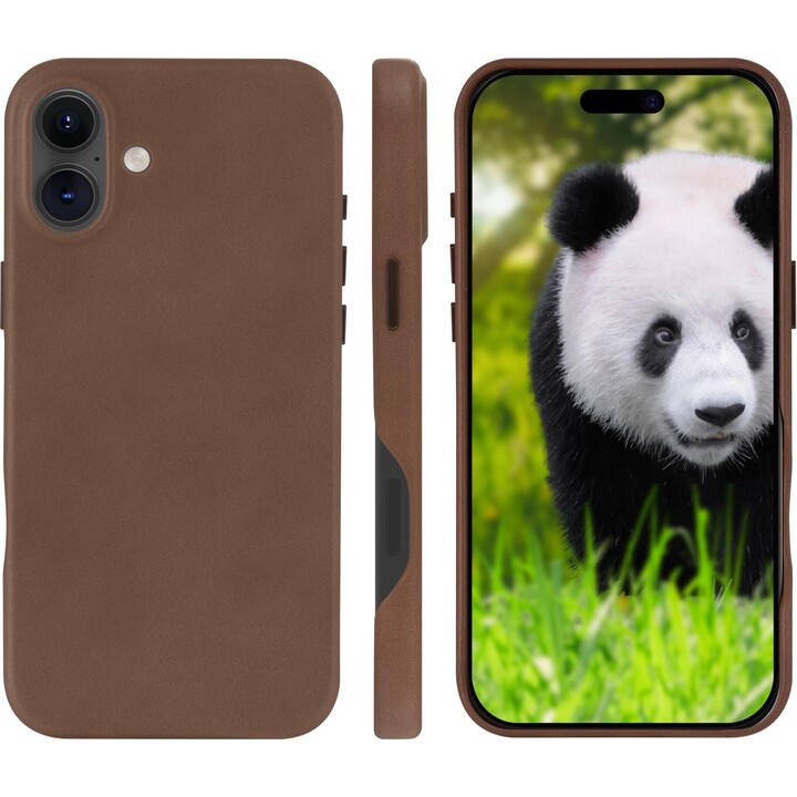 dbramante1928 Capa Livro Lynge iPhone 16 Plus Marrom