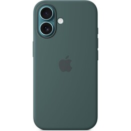 Custodia in silicone Apple per iPhone 16 con MagSafe - Verde lago