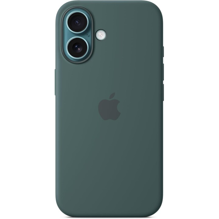 Apple iPhone 16 Silicone Case with MagSafe - Lake Green