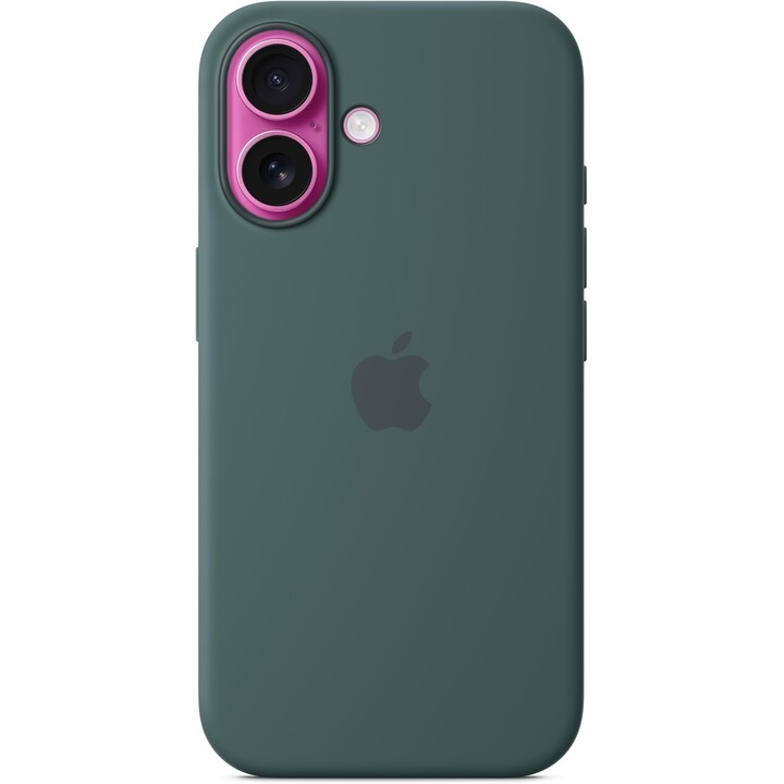Apple iPhone 16 Silicone Case with MagSafe - Lake Green