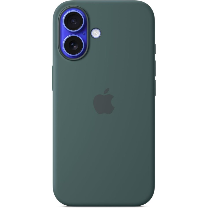 Apple iPhone 16 Silicone Case with MagSafe - Lake Green
