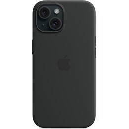 Apple iPhone 15 Case de silicona con Magsafe - Black