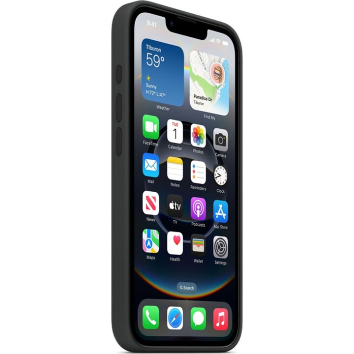 Capa de silicone para iPhone 16e da Apple Preto