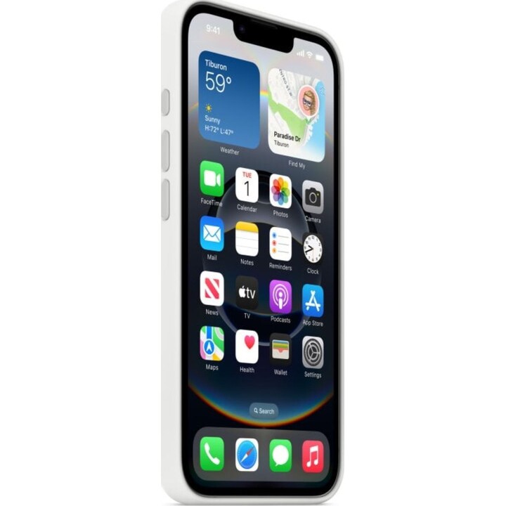 Funda Apple MD3P4ZM/A iPhone 16e Silicona Blanca 55% Reciclada 6.1″