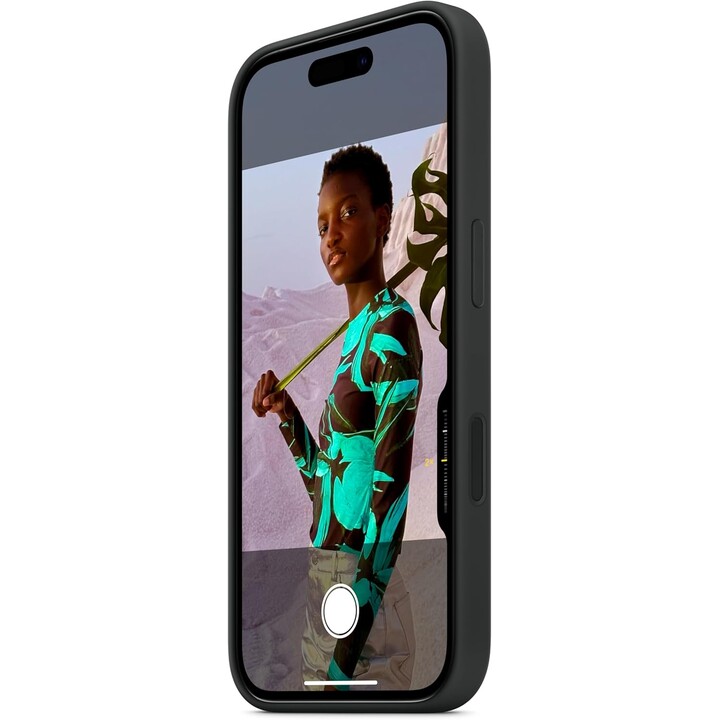 Coque en silicone Apple iPhone 16 Plus avec MagSafe - Mandarine