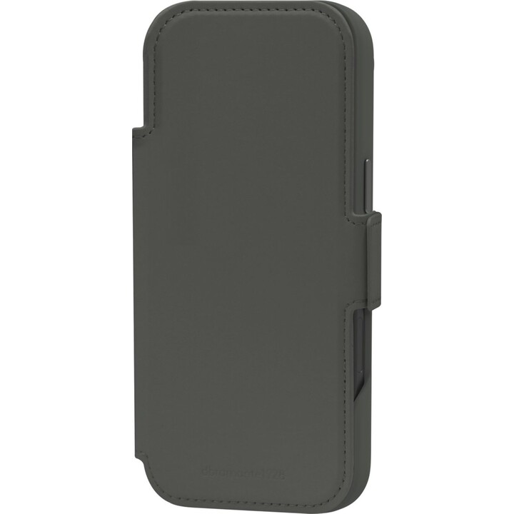 Dbramante1928 Funda para iPhone 17 Air, Verde sólido, Piel sintética, Diseño magnético extraíble 2 en 1