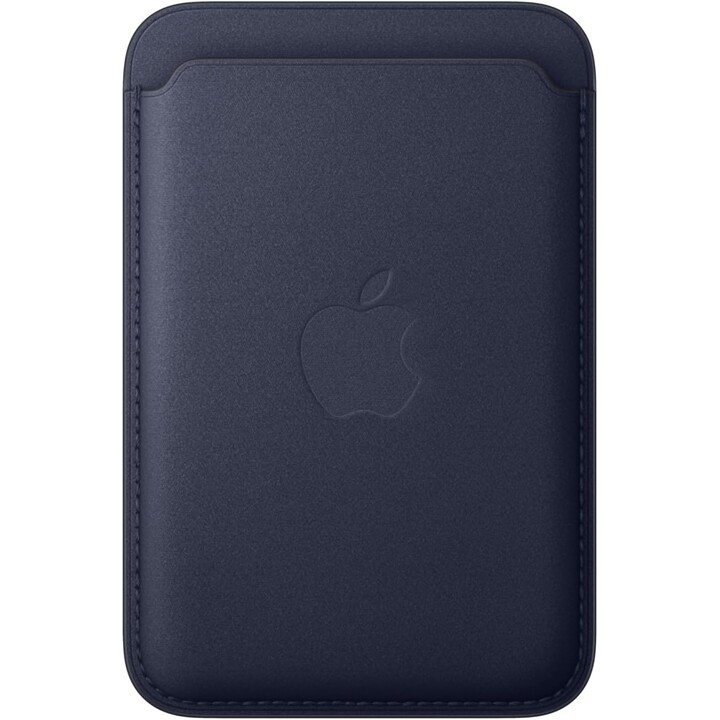 Cartera de trenzado fino con MagSafe para el iPhone - Azul marino