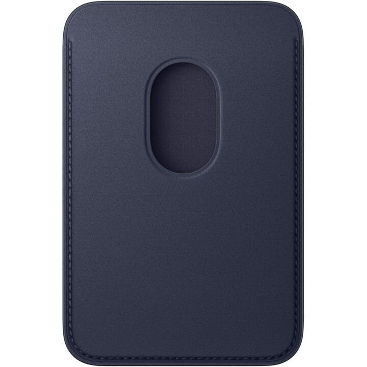 Slim Braided Wallet with MagSafe for iPhone - Navy