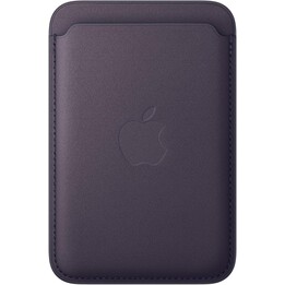 Portafoglio sottile intrecciato con MagSafe per iPhone - Viola notte