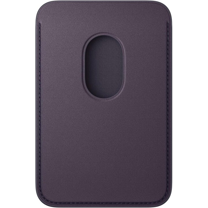 Slim Braided Wallet with MagSafe for iPhone - Night Purple