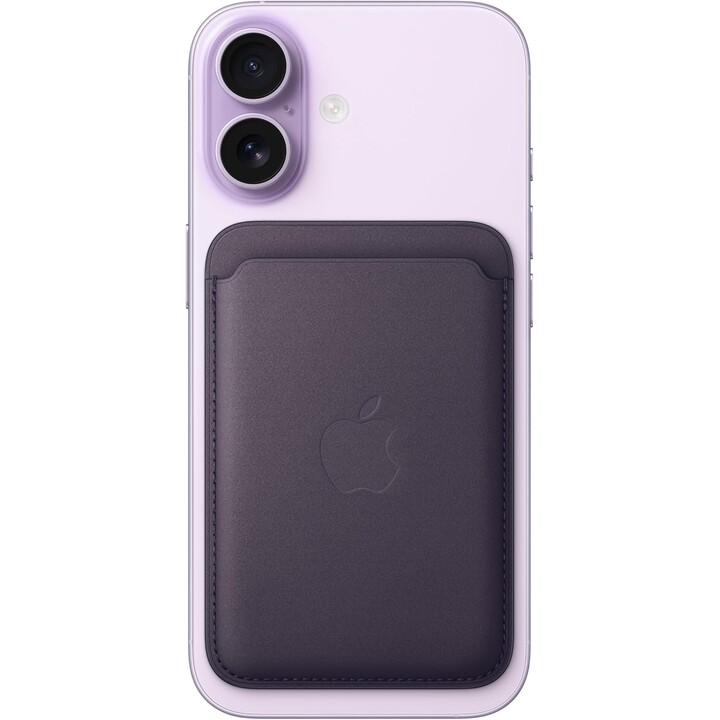Slim Braided Wallet with MagSafe for iPhone - Night Purple