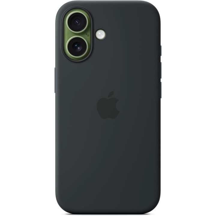 Coque en silicone pour iPhone 17 avec MagSafe - Noir
