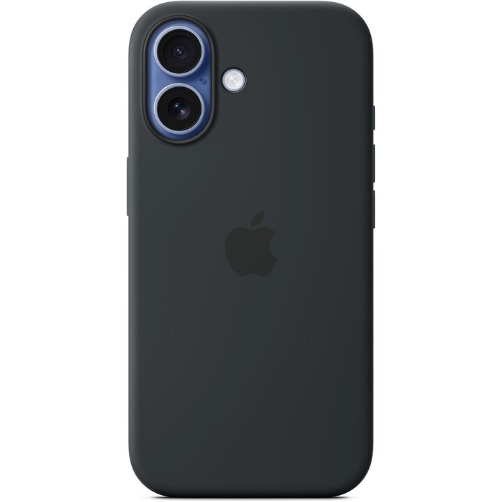 Coque en silicone pour iPhone 17 avec MagSafe - Noir