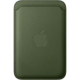 Slim Braided Wallet with MagSafe for iPhone - Moss