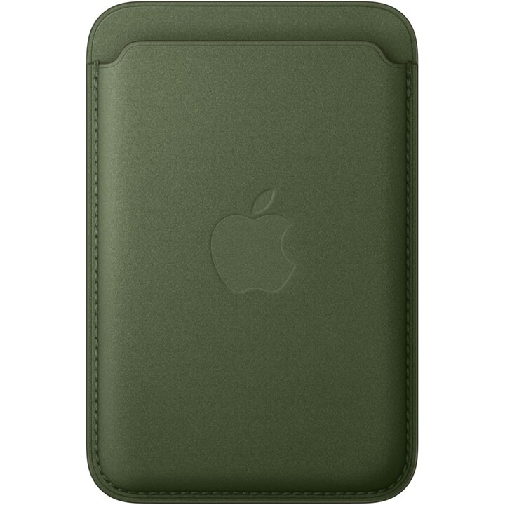 Slim Braided Wallet with MagSafe for iPhone - Moss