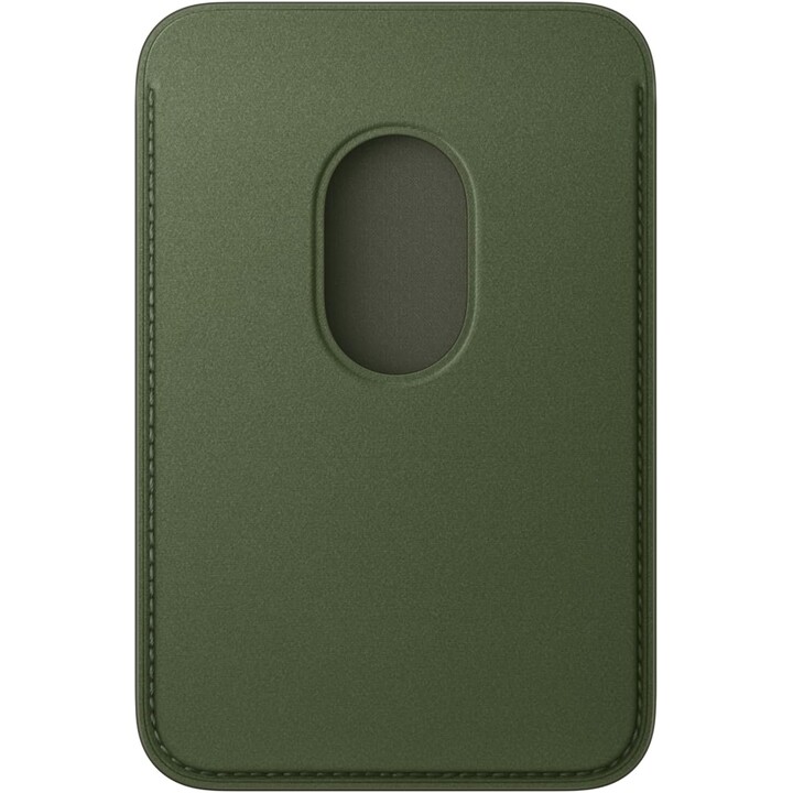 Slim Braided Wallet with MagSafe for iPhone - Moss
