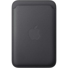 Cartera de trenzado fino con MagSafe para el iPhone - Negro