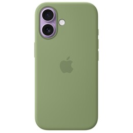 Funda de silicona con MagSafe para el iPhone 17 - Musgo claro